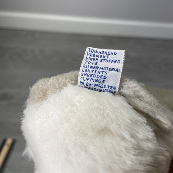 Vintage Mary Meyer Realistic Bunny Rabbit Plush Gray White Fluffy Stuffed Animal - Picture 10 of 11